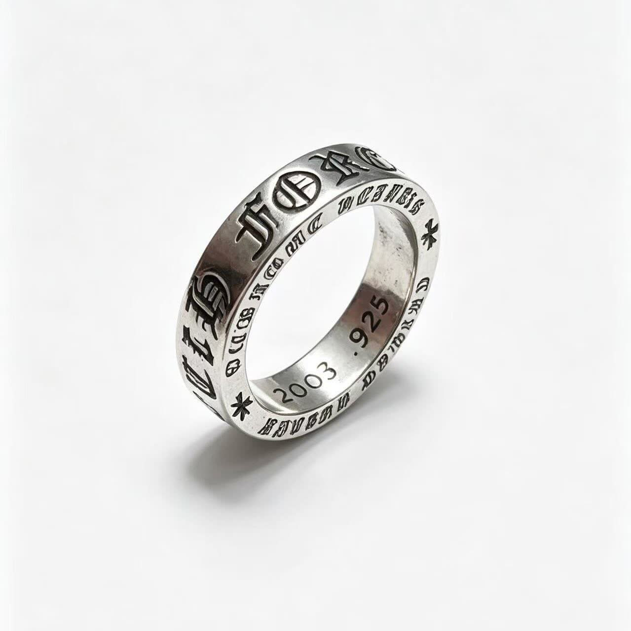 Chrome Hearts Sterling Silver 'Life' Ring